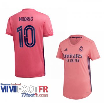 Maillot de foot Real Madrid Luka Modric #10 Exterieur Femme 2020 2021