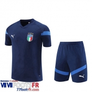Survetement T Shirt Italie bleu marine Homme 2022 2023 TG666