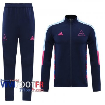 77footfr Veste Foot Bleu foncE - Co-brandE 2020 2021 J116