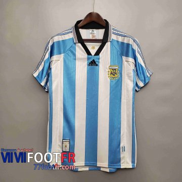 77footfr Retro Maillots foot Argentine 1998 Domicile