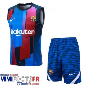 Survetement Sans manches Barcelone bleu Homme 2023 2024 TG965