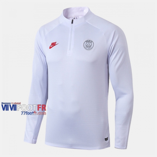 Le Nouveau Replica Sweatshirt Foot Paris PSG Blanc 2019-2020