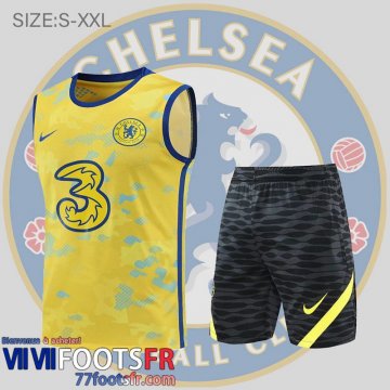 Sans manches Chelsea jaune Homme 2022 2023 PL508