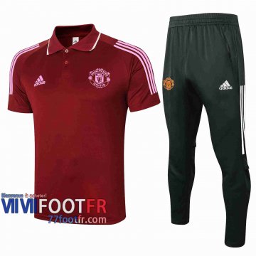 77footfr Polo foot Manchester United Bordeaux - 2020 2021 P186