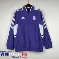 Coupe Vent Real Madrid bleu Homme 2023 2024 WK528