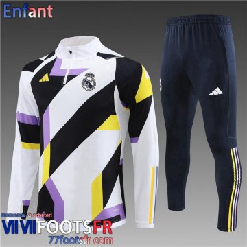 KIT: Survetement de Foot Real Madrid Bande Enfant 2023 2024 TK690