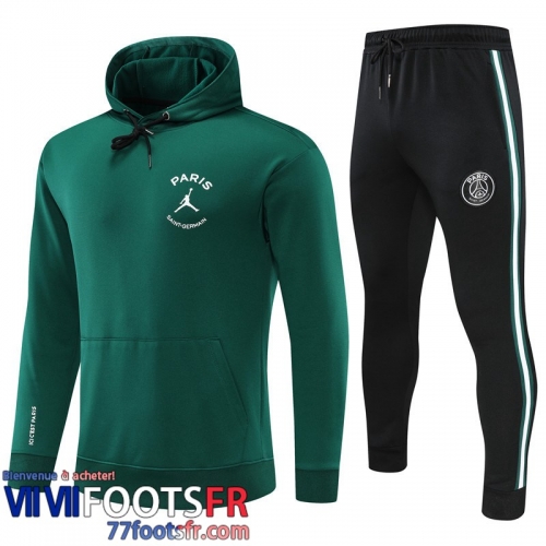 Sweatshirt Foot PSG vert Homme 2021 2022 SW34