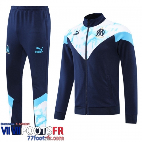 Veste Foot Marseille bleu Homme 2022 2023 JK392