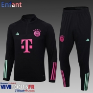 KIT: Survetement de Foot Bayern Munich noir Enfant 2023 2024 C02