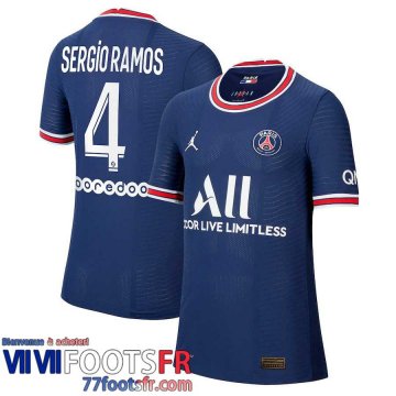 Maillot De Foot PSG Domicile Homme 21 22 # Sergio Ramos 4