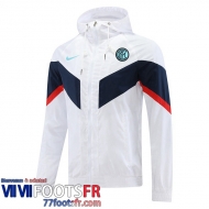 Coupe Vent - Sweat a Capuche Inter Milan Blanc Homme 2022 2023 WK228