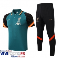 Polo foot Liverpool vert Homme 2021 2022 PL286