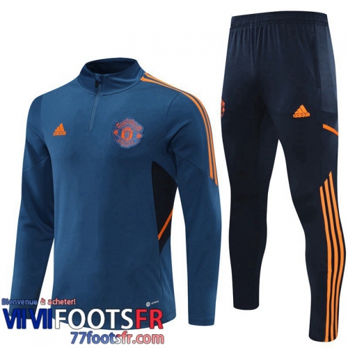 Veste Foot Manchester United bleu Homme 2022 2023 JK320