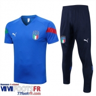 Survetement T Shirt Italie bleu Homme 2022 2023 TG635