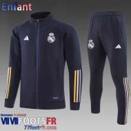 Veste Foot Real Madrid noir Enfant 2023 2024 C53