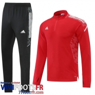 Survetement de Foot Sport rouge Homme 2022 2023 TG251