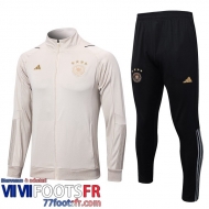 Veste Foot Allemagne couleur crème Homme 2022 2023 JK639