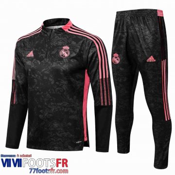 Survetement Foot Real Madrid Homme gris noir 2021 2022 TG78