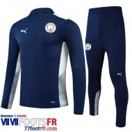 Survetement de Foot Manchester City bleu marine Homme 2021 2022 TG122