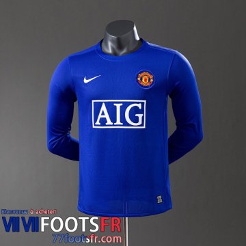 Retro Maillot De Foot Manchester United Third Homme Manche Longue 08 09 FG1026