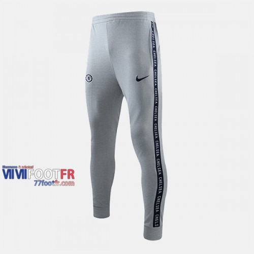 Promo: Les Nouveaux Pantalon Entrainement Foot Chelsea Vintage Gris 2019/2020