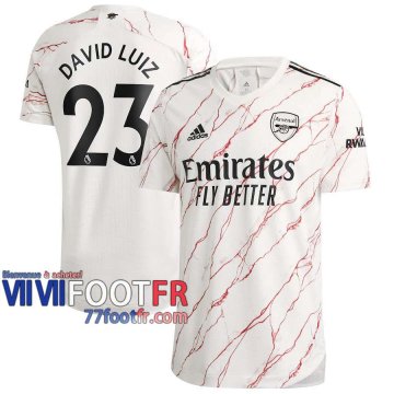 77footfr Arsenal Maillot de foot David Luiz #23 Exterieur 20-21