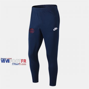 Promo: Nouveaux Pantalon Entrainement Foot PSG Paris Saint Germain Polyester Bleu Saphir 2019/2020