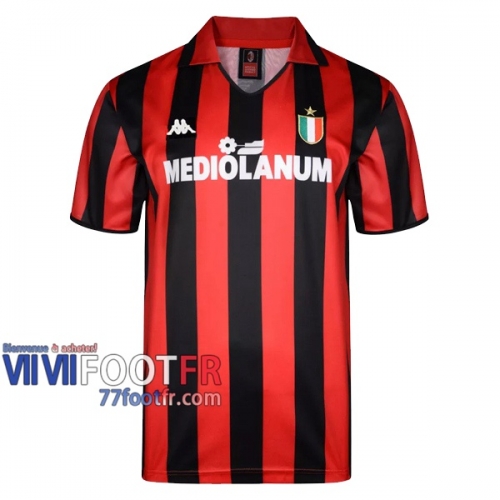 77footfr Retro Maillot de foot Milan AC Domicile 1988/1989