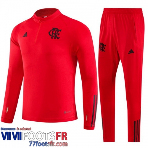 Survetement de Foot Flamengo rouge Homme 2023 2024 TG988