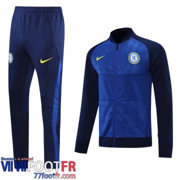 Veste Foot Chelsea Bleu foncé 21-22 JK48