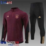 KIT: Survetement de Foot Allemagne rouge foncé Enfant 2022 2023 TK423