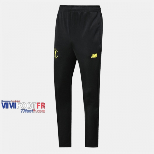 Promo: Nouveau Pantalon Entrainement Foot Liverpool Thailandais Noir Jaune 2019/2020