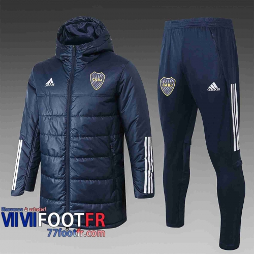 77footfr Doudoune Foot Boca Juniors Bleu 2020 2021 H0024