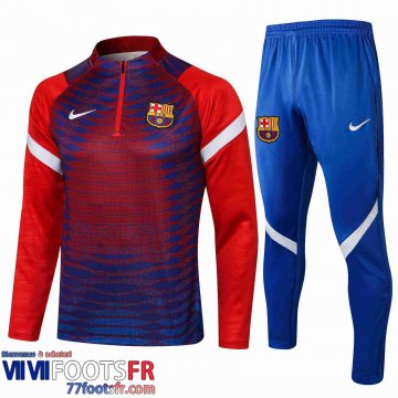 Survetement Foot Barcelone Homme rouge Bleu 2021 2022 TG69