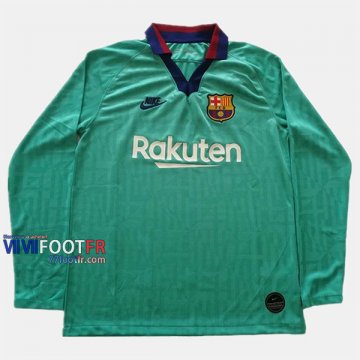 Nouveau Flocage Maillot Foot Barcelone Manche Longue Homme Third 2019-2020 Personnalise :77Footfr