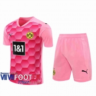 77footfr Maillots foot Dortmund Gardiens de but Pink 2020 2021