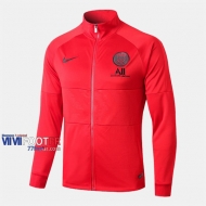 Boutique Veste Foot PSG Paris Rouge 2019/2020 Nouveau Promo