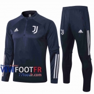 77footfr Juventus Survetement Foot Enfant Bleu foncé 20-21 E477