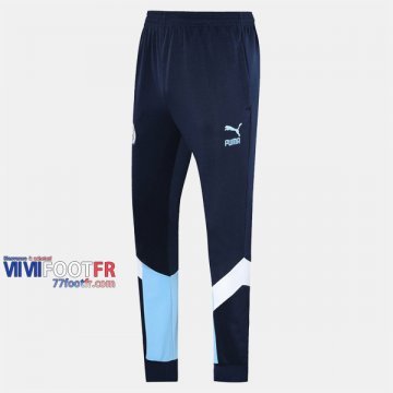Promo: Nouveaux Pantalon Entrainement Foot Manchester City Polyester Bleu Saphir 2019/2020