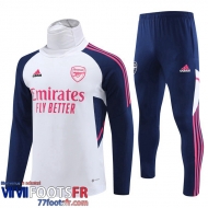 Survetement de Foot Arsenal Blanc Homme 2022 2023 TG616