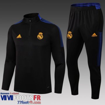 Survetement Foot Real Madrid Homme noir 2021 2022 TG55