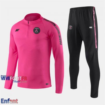 Promo: Ensemble Survetement PSG Paris Enfant Rose 2019/2020 Nouveau