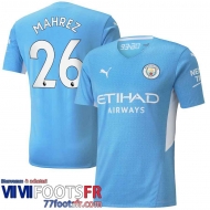 Maillot De Foot Manchester City Domicile Homme 21 22 # Mahrez 26