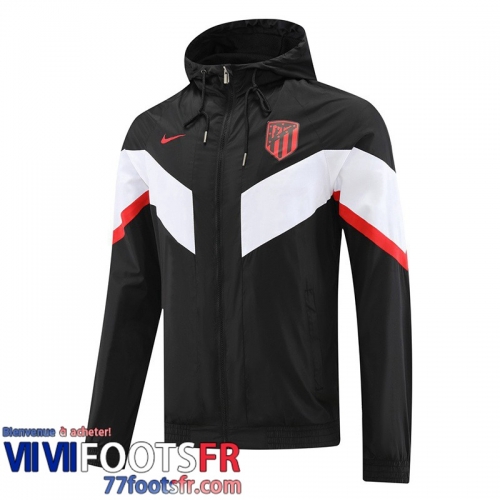 Coupe Vent - Sweat a Capuche Atletico Madrid noir Homme 2022 2023 WK205