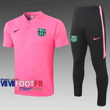Polo de foot Barcelone 2020 2021 pink C453#