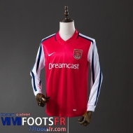 Retro Maillot De Foot Arsenal Domicile Homme Manche Longue 01 02 FG969