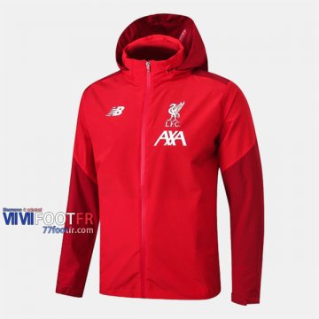 Boutique Veste Foot Coupe-Vent Liverpool Rouge 2019/2020 Nouveau Promo