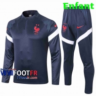 Survetement Foot France Enfant 2020 2021 Bleu