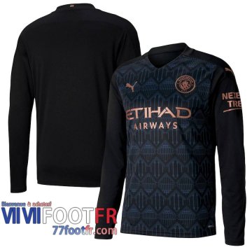 Maillot de foot Manchester City Exterieur Manches longues 2020 2021