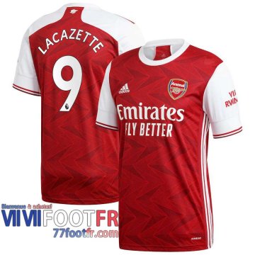 Maillot de foot Arsenal Lacazette #9 Domicile 2020 2021